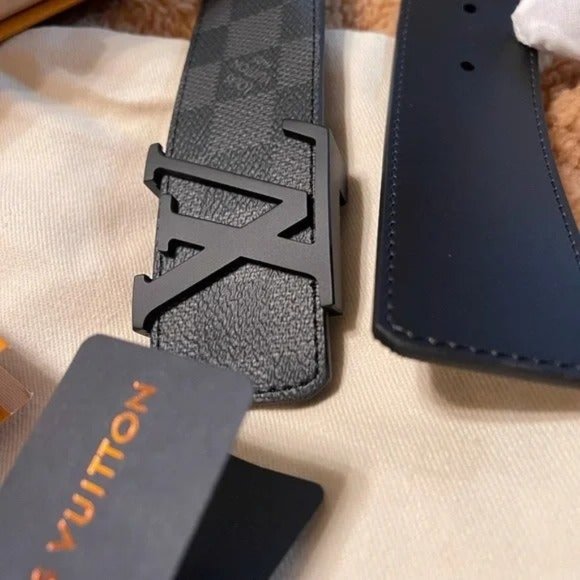 Loüis Vüitton Damier Graphite Belt Sz 95 - Picture 6 of 11